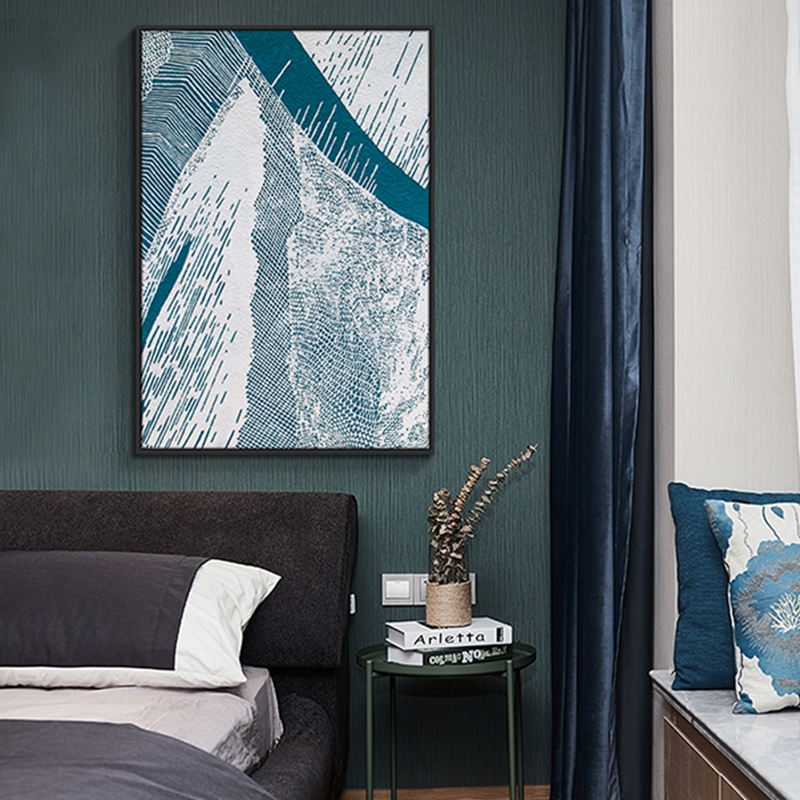 现代创意客厅装饰画 卧室原创手绘砂岩立体画 走廊过道环保PS框挂画 抽象画1