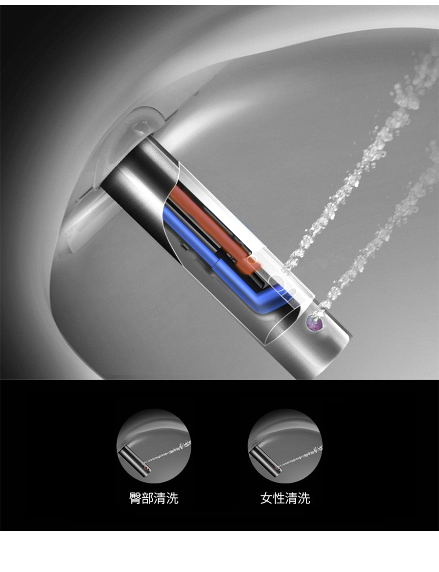 家用卫生间智能陶瓷坐便器 即热式感应马桶 一体式座便节水防臭马桶ZC77