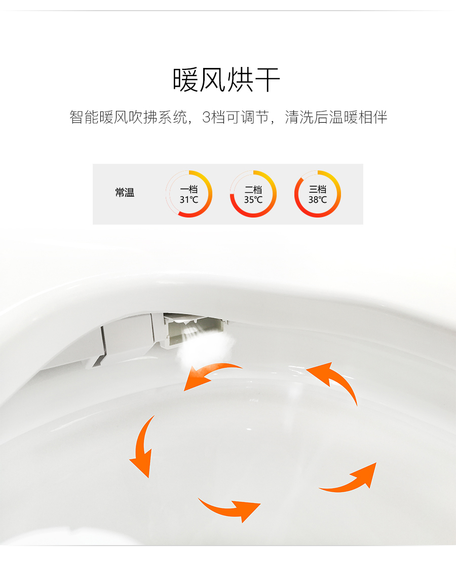 家用卫生间智能陶瓷坐便器 即热式感应马桶 一体式座便节水防臭马桶ZC77