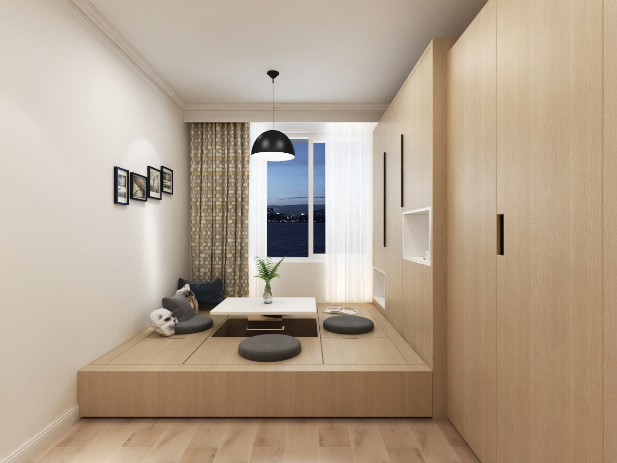 淡远装饰窗边卧榻 淡远装饰窗边卧榻