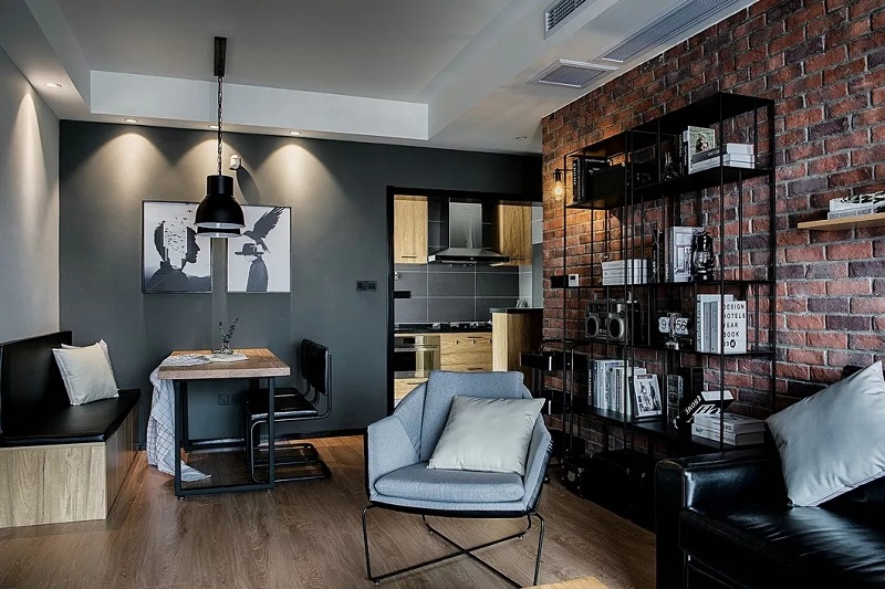 辽阳家装工业风装修案例赏析